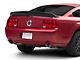 MMD Ducktail Rear Spoiler; Satin Black (05-09 Mustang)