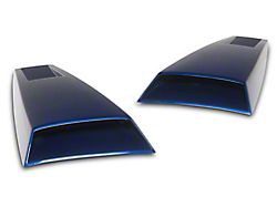 MMD Eleanor Style Window Scoops; Pre-Painted (05-14 Mustang Coupe)