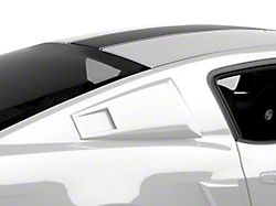 MMD Eleanor Style Window Scoops; Pre-Painted; Deep Impact Blue (05-14 Mustang Coupe)