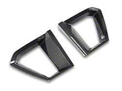 MMD Grille Inserts; Carbon Fiber (24-25 Mustang Dark Horse)