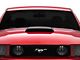 MMD Hood Scoop; Satin Black (05-09 Mustang GT, V6)