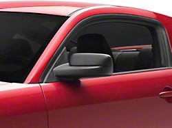 MMD Mirror Covers; Satin Black (05-09 Mustang)