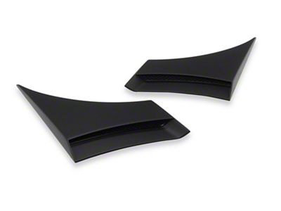 MMD Side Scoops; Satin Black (05-09 Mustang)