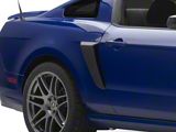 MMD Side Scoops; Satin Black (10-14 Mustang)