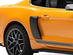 MMD V-Series Side Scoops; Satin Black (15-23 Mustang)