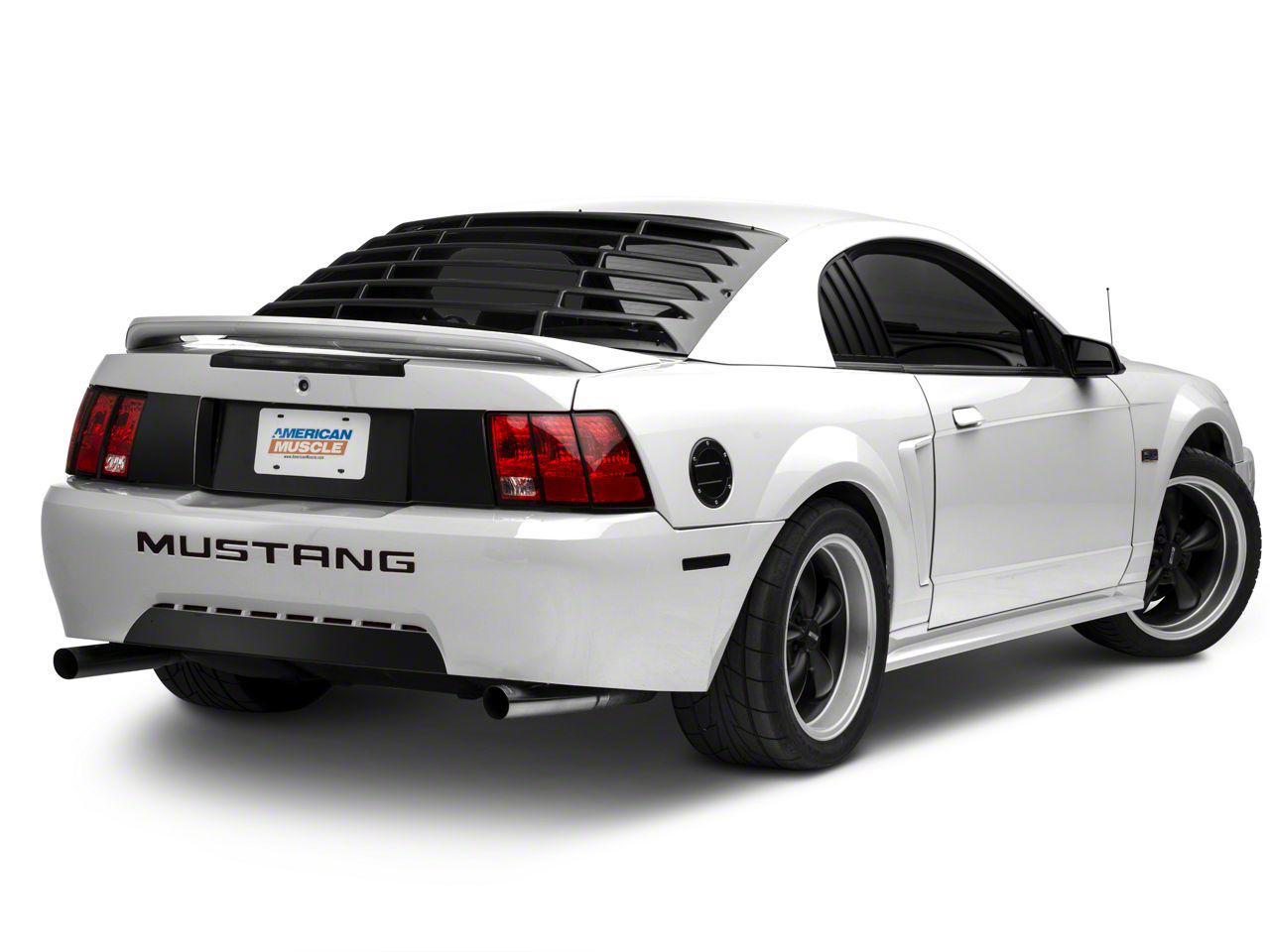 2000 mustang deals rear window louvers