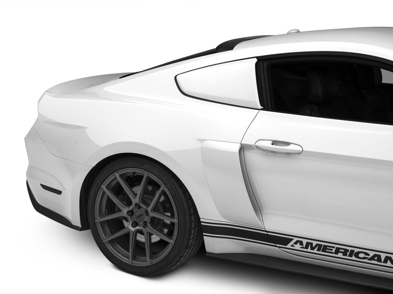 MMD Mustang Roof Spoiler; Matte Black 390039 (15-23 Mustang