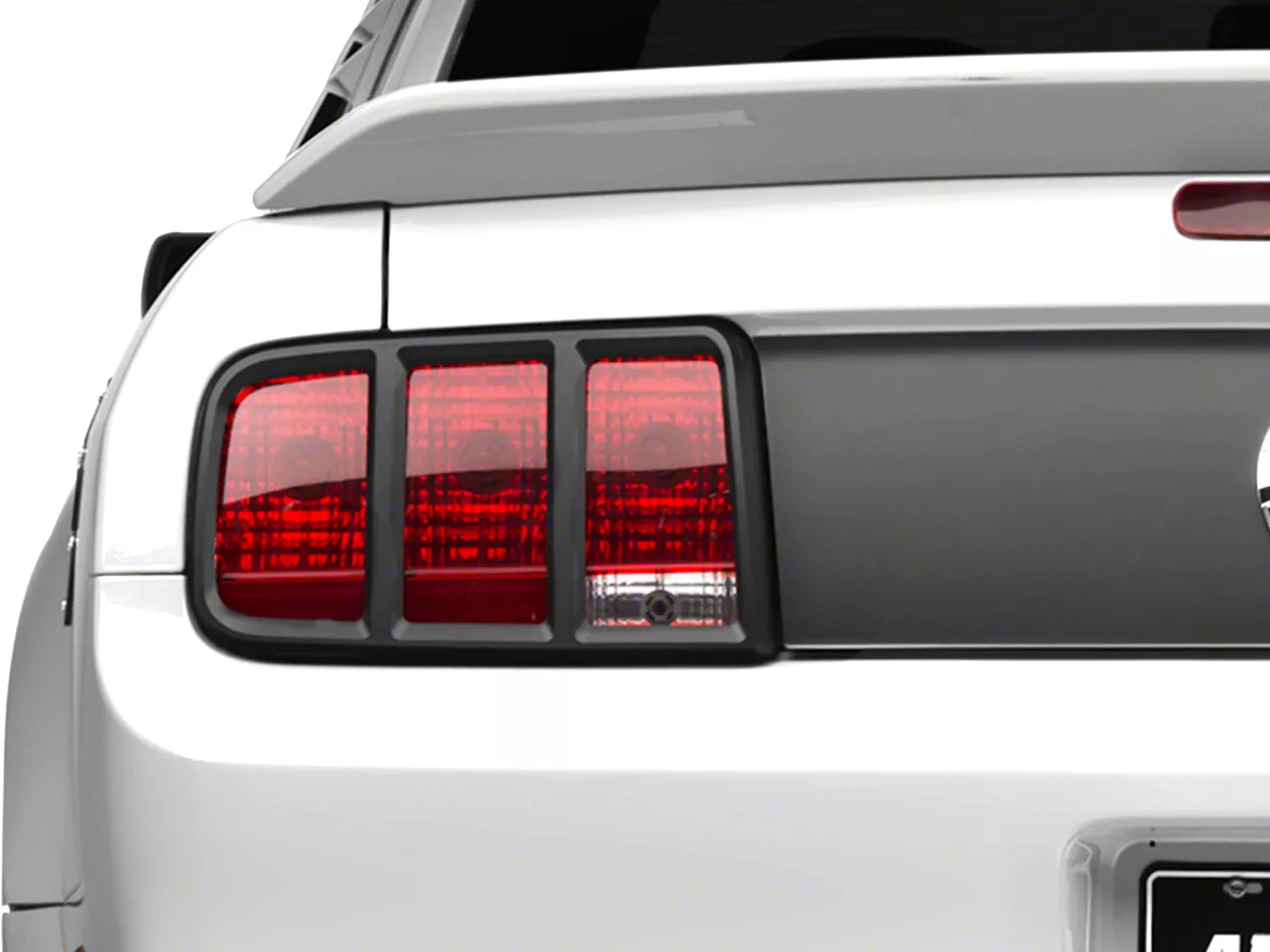 MMD Mustang Tail Light Trim; Matte Black 71321-99 (05-09 Mustang