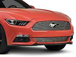 SpeedForm Modern Billet Lower Grille; Polished (15-17 Mustang EcoBoost, V6)