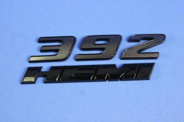 Mopar Challenger 392 Hemi Emblem; Black 68216931aa (Universal; Some  Adaptation May Be Required) - Free Shipping