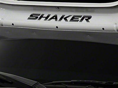 Mopar Shaker Underhood Emblem (Universal; Some Adaptation May Be Required)