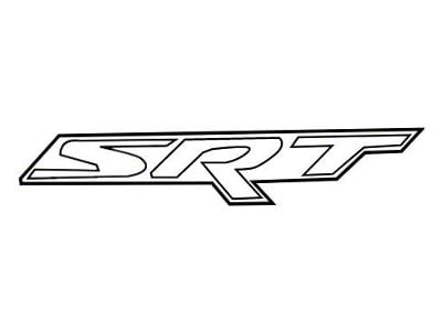 Mopar SRT Emblem (Universal; Some Adaptation May Be Required)