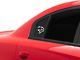 Mopar Licensed by SEC10 Hellcat Quarter Window Decals; White (06-23 Charger)