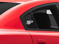 Mopar Licensed by SEC10 Super Bee Quarter Window Decals; Blue (06-23 Charger)