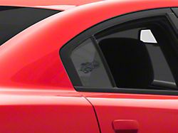 Mopar Licensed by SEC10 Super Bee Quarter Window Decals; Gloss Black (06-23 Charger)