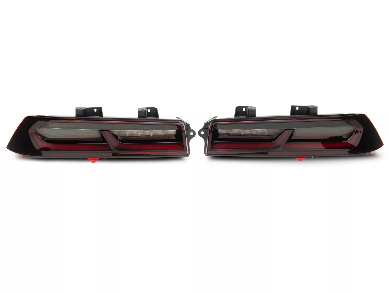 Morimoto Camaro XB LED Tail Lights; Black Housing; Smoked Lens LF406 (14-15  Camaro) - Free Shipping