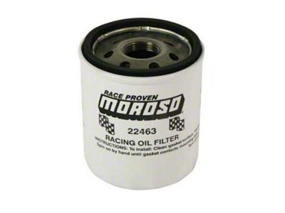 Moroso Racing Oil Filter; 22mm Thread (96-10 4.6L Mustang; 07-12 Mustang GT500)