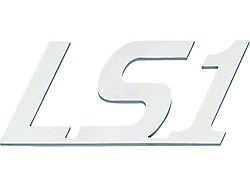 LS1 Emblem; Polished (Universal; Some Adaptation May Be Required)