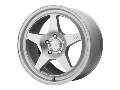 Motegi MR137 Hyper Silver Wheel; 17x8.5; 45mm Offset (05-09 Mustang GT, V6)