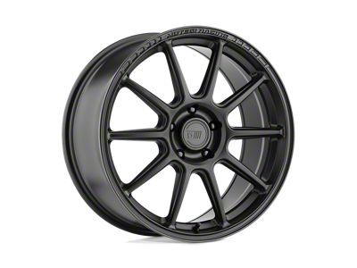 Motegi SS10 Satin Black Wheel; 18x8.5 (05-09 Mustang)