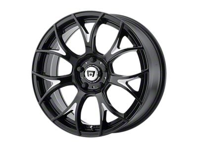 Motegi MR126 Gloss Black with Milled Accents Wheel; 18x9.5; 40mm Offset (10-15 Camaro, Excluding ZL1)