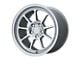 Motegi MR135 Hyper Silver Wheel; 18x9.5; 45mm Offset (10-15 Camaro, Excluding ZL1)