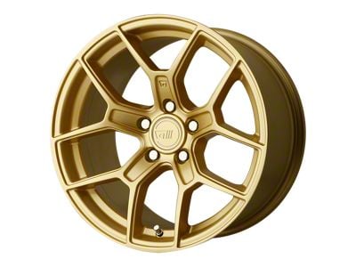 Motegi TM5 Gold Wheel; 18x8.5; 35mm Offset (10-15 Camaro, Excluding ZL1)