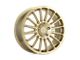 Motegi RS16 Rally Gold Wheel; 17x7.5 (10-14 Mustang GT w/o Performance Pack, V6)