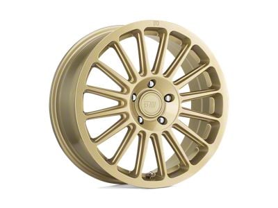 Motegi RS16 Rally Gold Wheel; 17x7.5 (15-23 Mustang GT w/o Performance Pack, , V6)