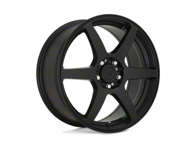 Motegi CS6 Satin Black Wheel; 18x8 (99-04 Mustang GT, V6)