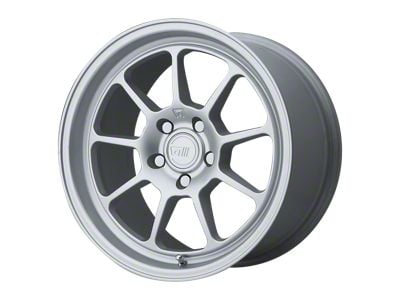 Motegi MR135 Hyper Silver Wheel; 18x9.5; 45mm Offset (16-24 Camaro, Excluding SS w/ 6-Piston Front Calipers & ZL1)