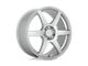 Motegi CS6 Hyper Silver Wheel; 18x8 (21-24 Mustang Mach-E, Excluding GT)