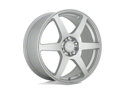 Motegi CS6 Hyper Silver Wheel; 15x6.5 (79-93 Mustang, Excluding Cobra)