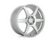 Motegi CS6 Hyper Silver Wheel; 15x6.5 (79-93 Mustang, Excluding Cobra)