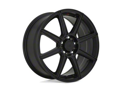 Motegi CS8 Satin Black Wheel; 15x6.5; 40mm Offset (79-93 Mustang, Excluding Cobra)