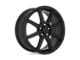 Motegi CS8 Satin Black Wheel; 15x6.5 (79-93 Mustang, Excluding Cobra)