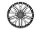 Motiv Maven Gloss Black Machined Wheel; 22x9 (07-10 AWD Charger)