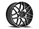 Motiv Foil Gloss Black Machined Wheel; 18x8; 20mm Offset (16-24 Camaro)