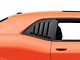 MP Concepts Quarter Window Louvers; Matte Black (08-23 Challenger)