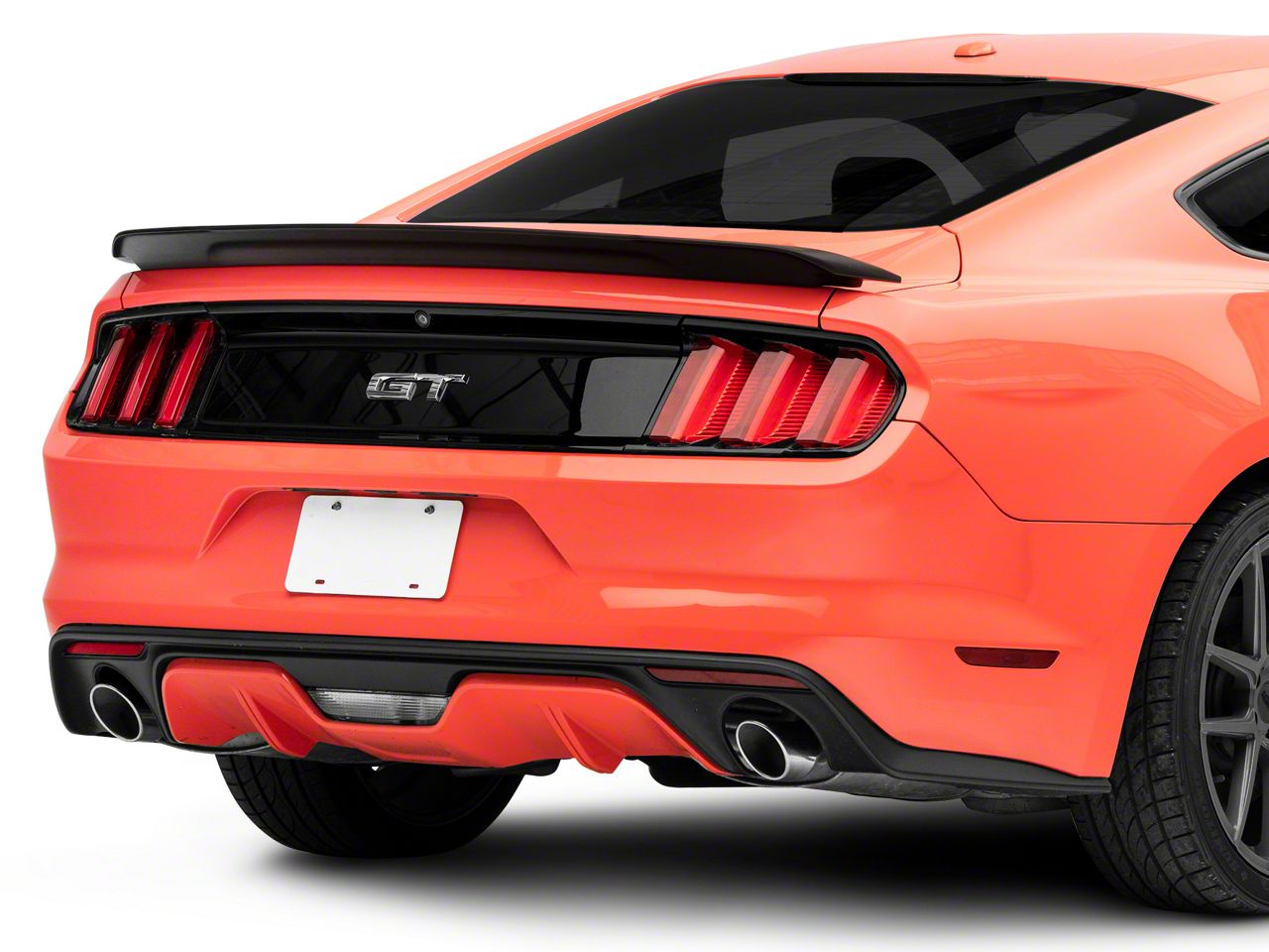 Mp Concepts Mustang Gt350 Track Pack Style Rear Spoiler; Matte Black 