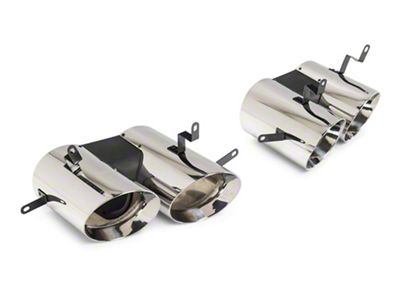 MP Concepts Quad Exhaust Tips for MP Concepts Dark Horse Style Rear Diffuser Only (24-25 Mustang GT, EcoBoost)