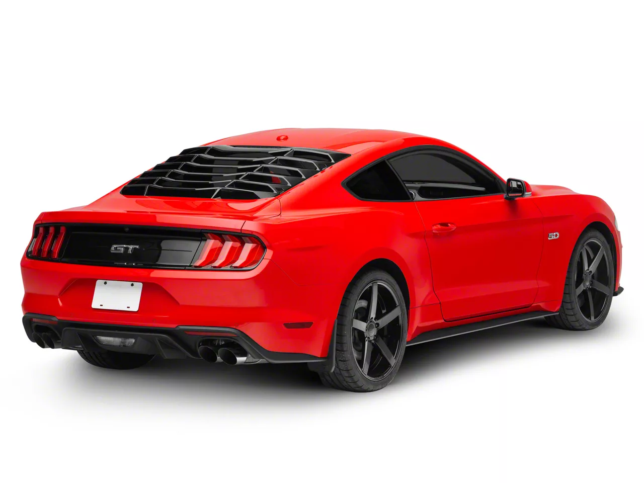 2013 mustang rear on sale window louvers