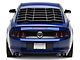 MP Concepts Rear Window Louvers; Gloss Black (05-14 Mustang Coupe)