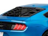 MP Concepts Rear Window Louvers; Matte Black (15-25 Mustang Fastback)