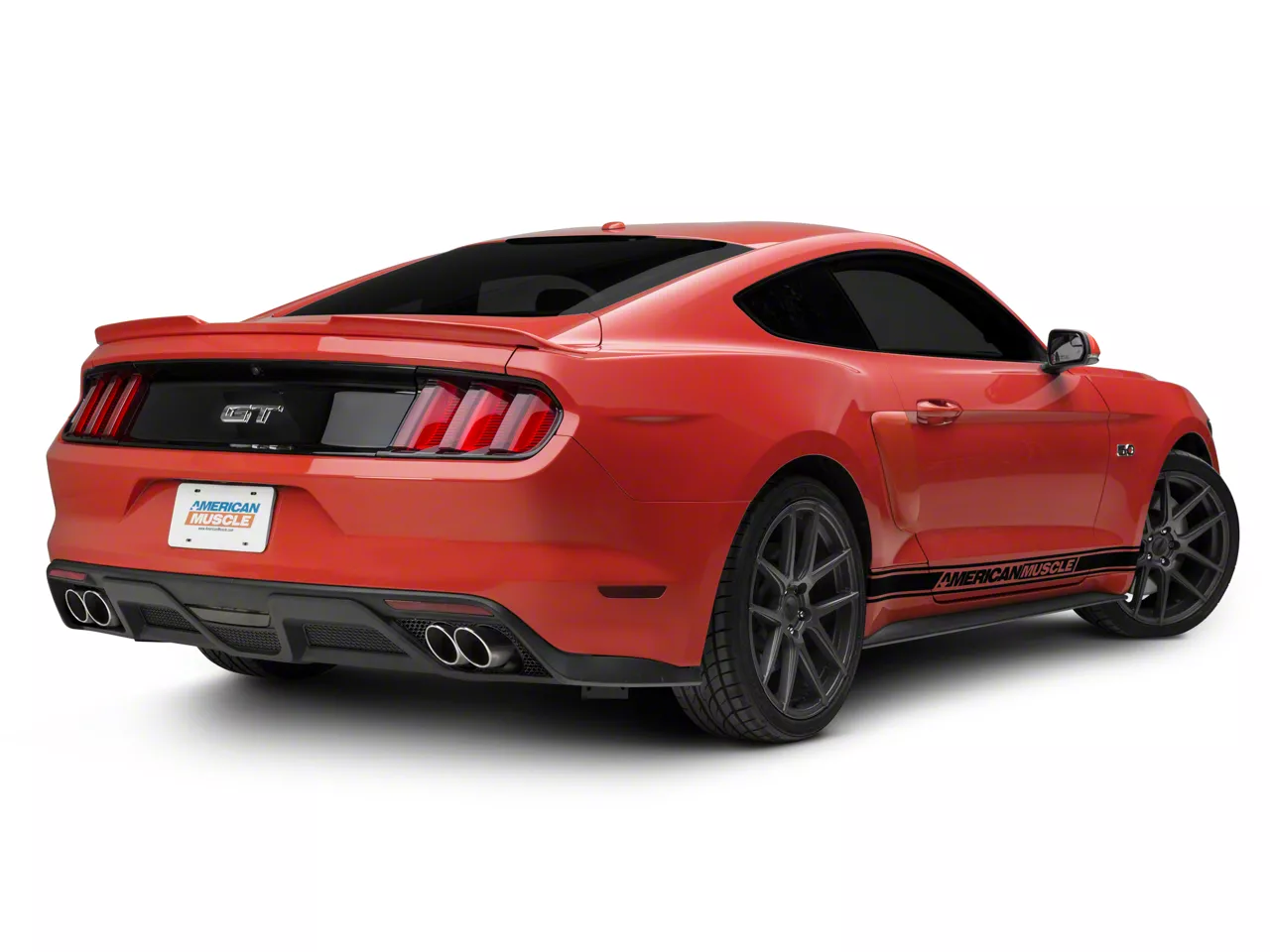 MP Concepts Mustang GT350 Style Rear Bumper and Diffuser Kit; Unpainted ...