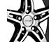 MRR GT5 Black Machined Face Wheel; 20x10; 40mm Offset (05-09 Mustang)