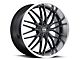 MRR GT1 Black Machined Lip Wheel; 20x10 (16-23 Camaro)