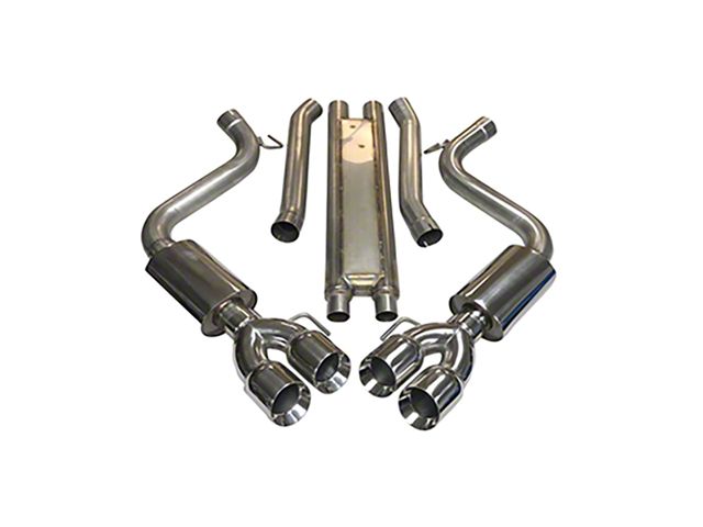 MRT Sport Touring Cat-Back Exhaust DMS with Polished Tips (2024 Mustang GT w/ Active Exhaust, Dark Horse)