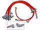 MSD Small Block Chevy Super Conductor 8.5mm Spark Plug Wires for Crab Style Distributor Cap; Red (68-97 V8 Camaro)
