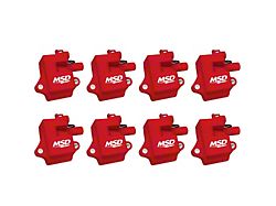 MSD Pro Power Coil Packs; Red (97-04 Corvette C5)